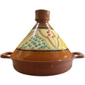 Marokkaanse tajine 30 cm, aardewerk deksel en aluminium bodem