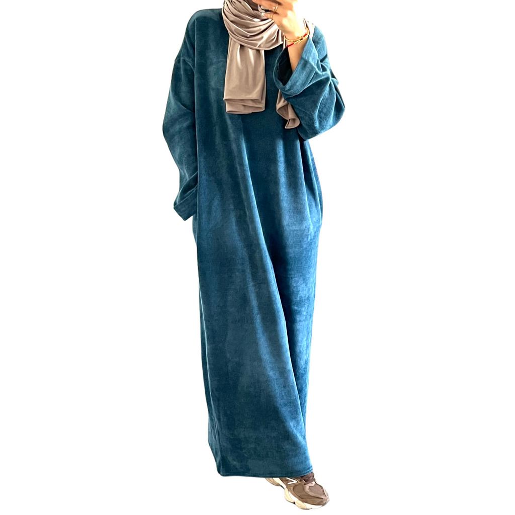 Maya Dress - Petrol - MODESTNOVA