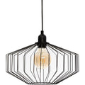 Metalen hanglamp zwart