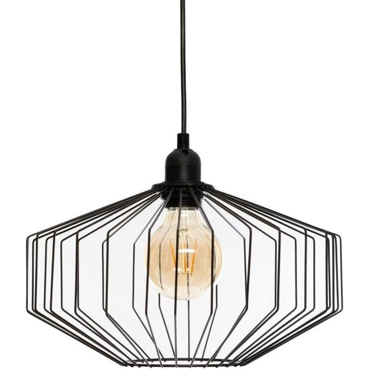 Metalen hanglamp zwart