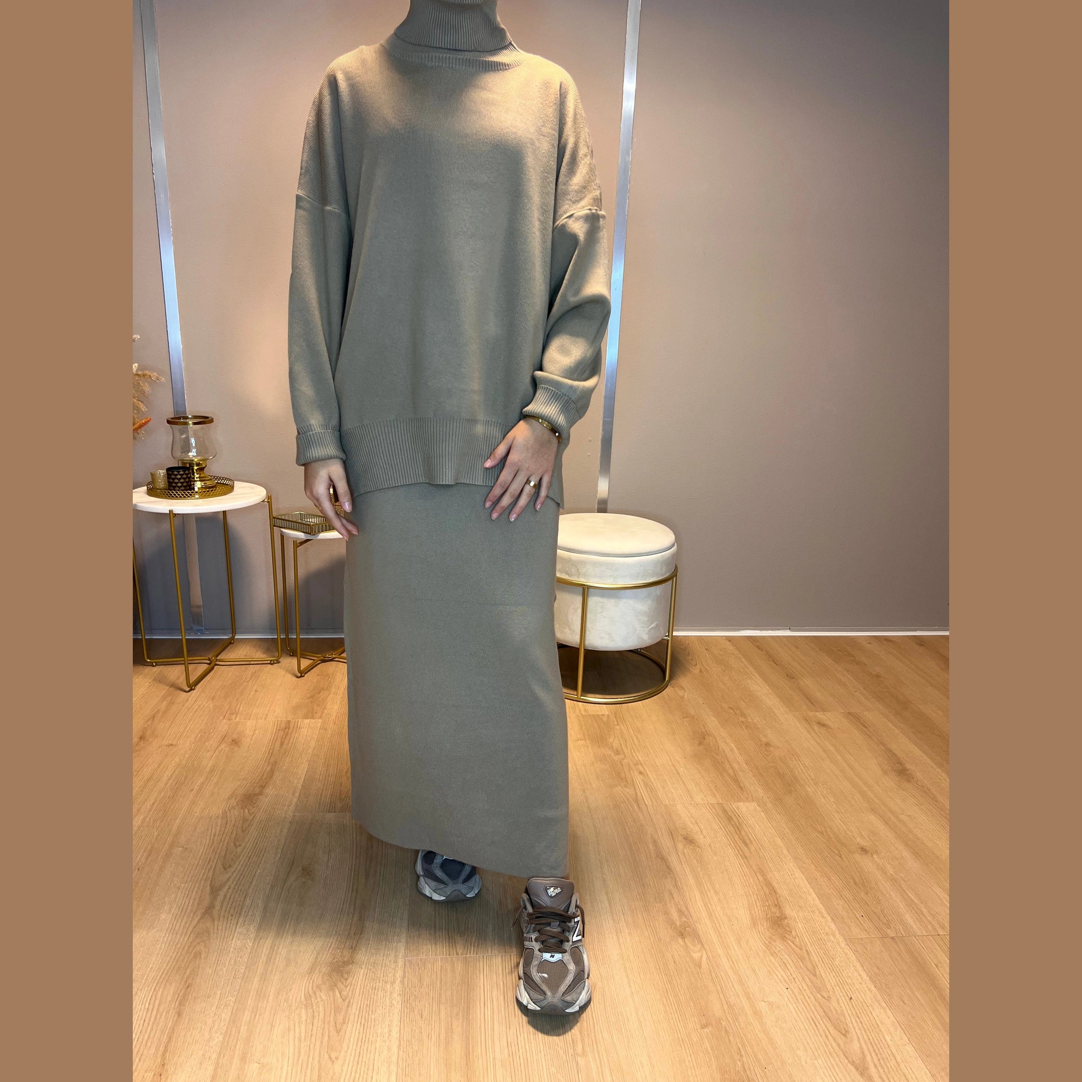 Mira Twinset - Camel - MODESTNOVA