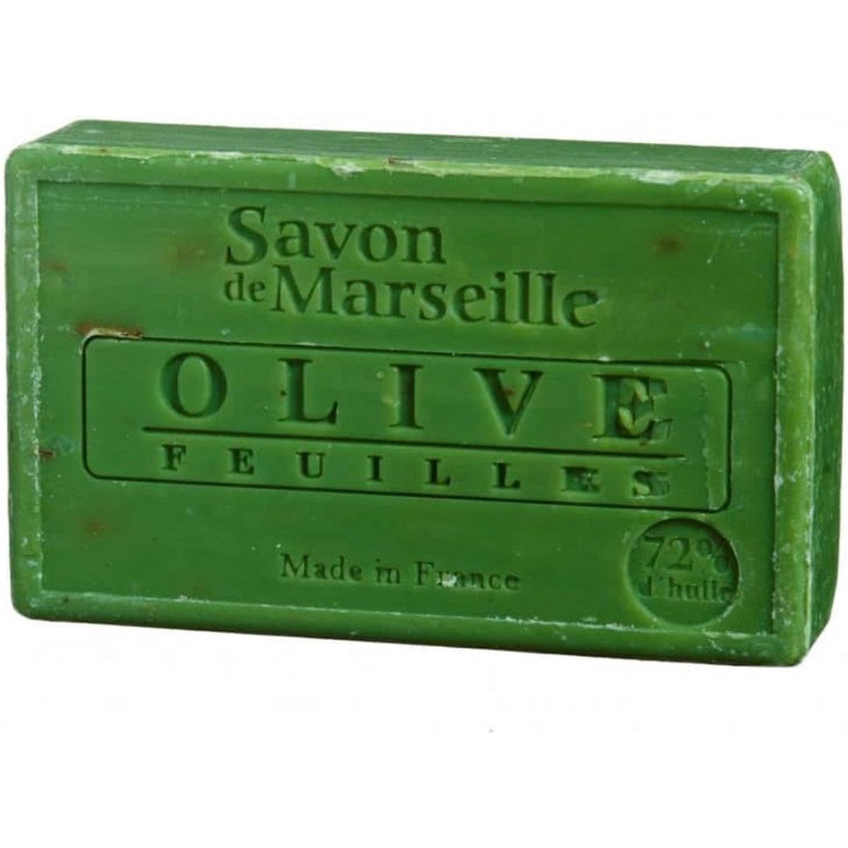 Natuurlijke Marseillezeep met olijfblaadjes, 100 g