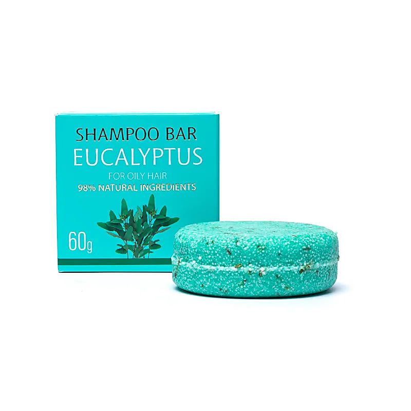 Natuurlijke shampoo bar met eucalyptus