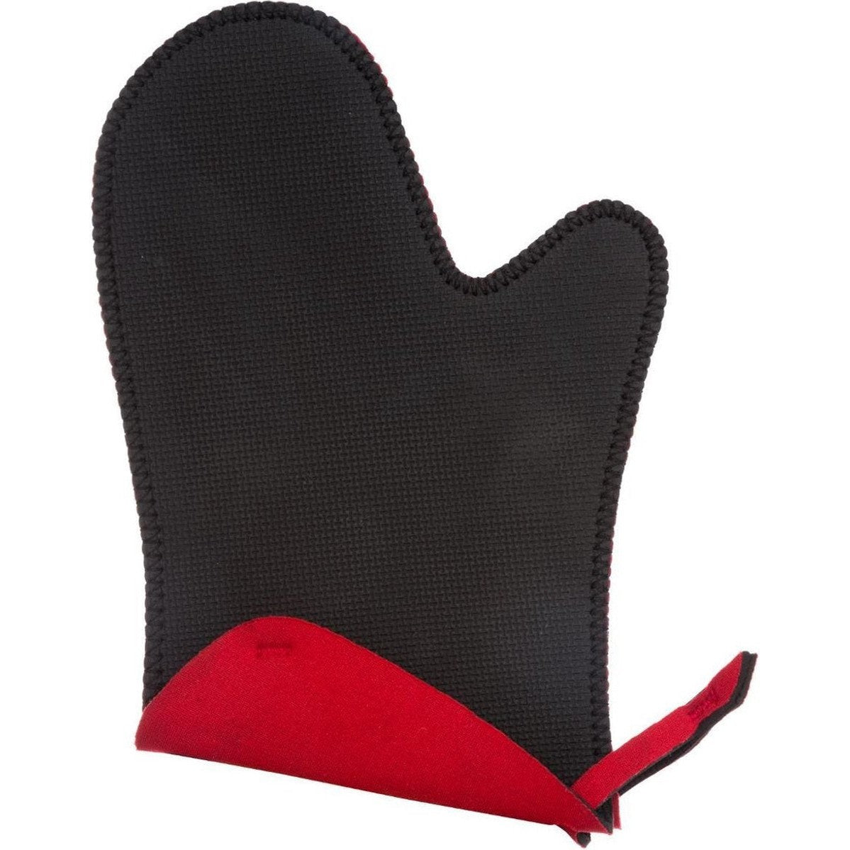 Secret de Gourmet neopreen ovenhandschoen, zwart en rood