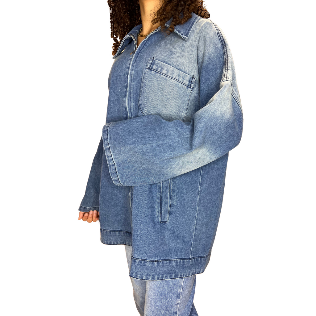 Oversized Demin Jacket - MODESTNOVA