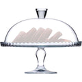 Paşabahçe taartplateau van glas, Ø 32,2 cm, hoogte 27 cm