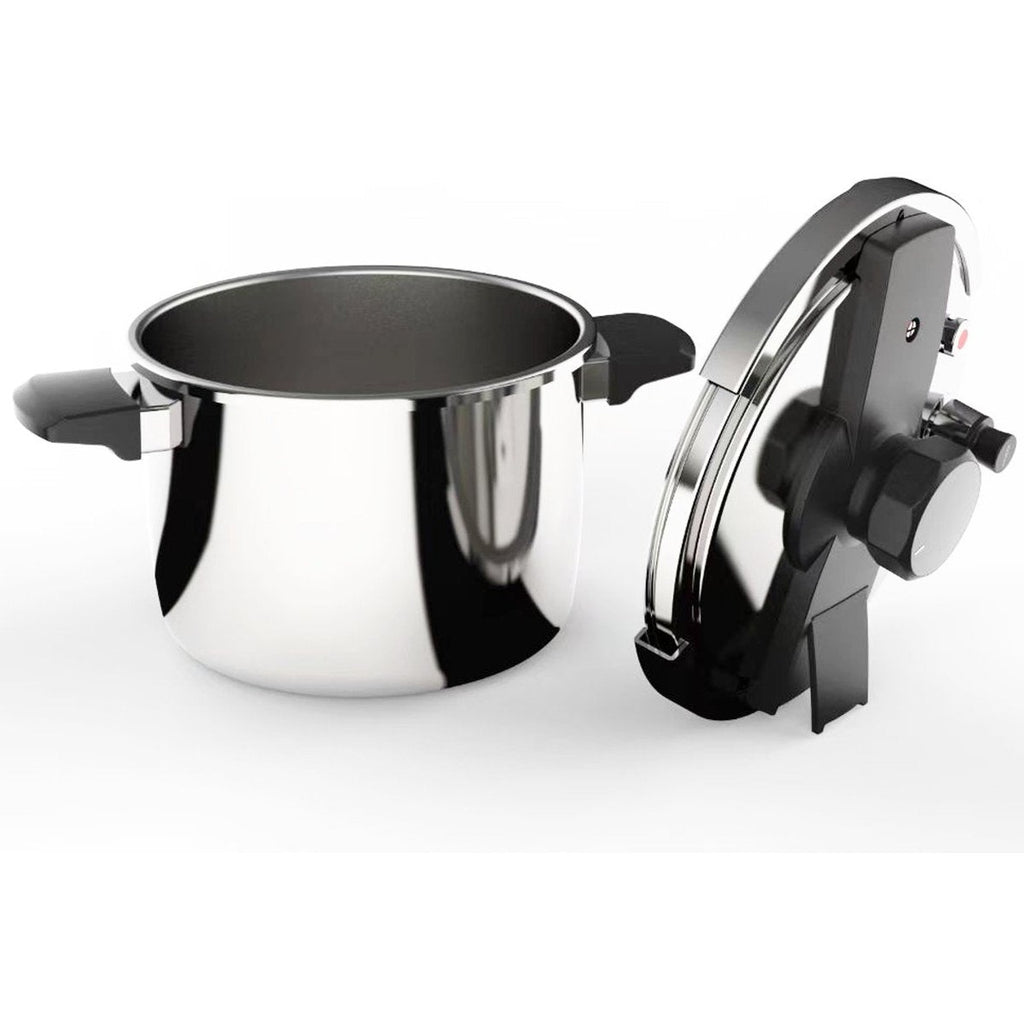 Rvs snelkookpan 4,5 L, geschikt voor inductie (2)