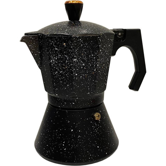 Rosenberg Espresso maker aluminium - percolator 12 kops – zwart