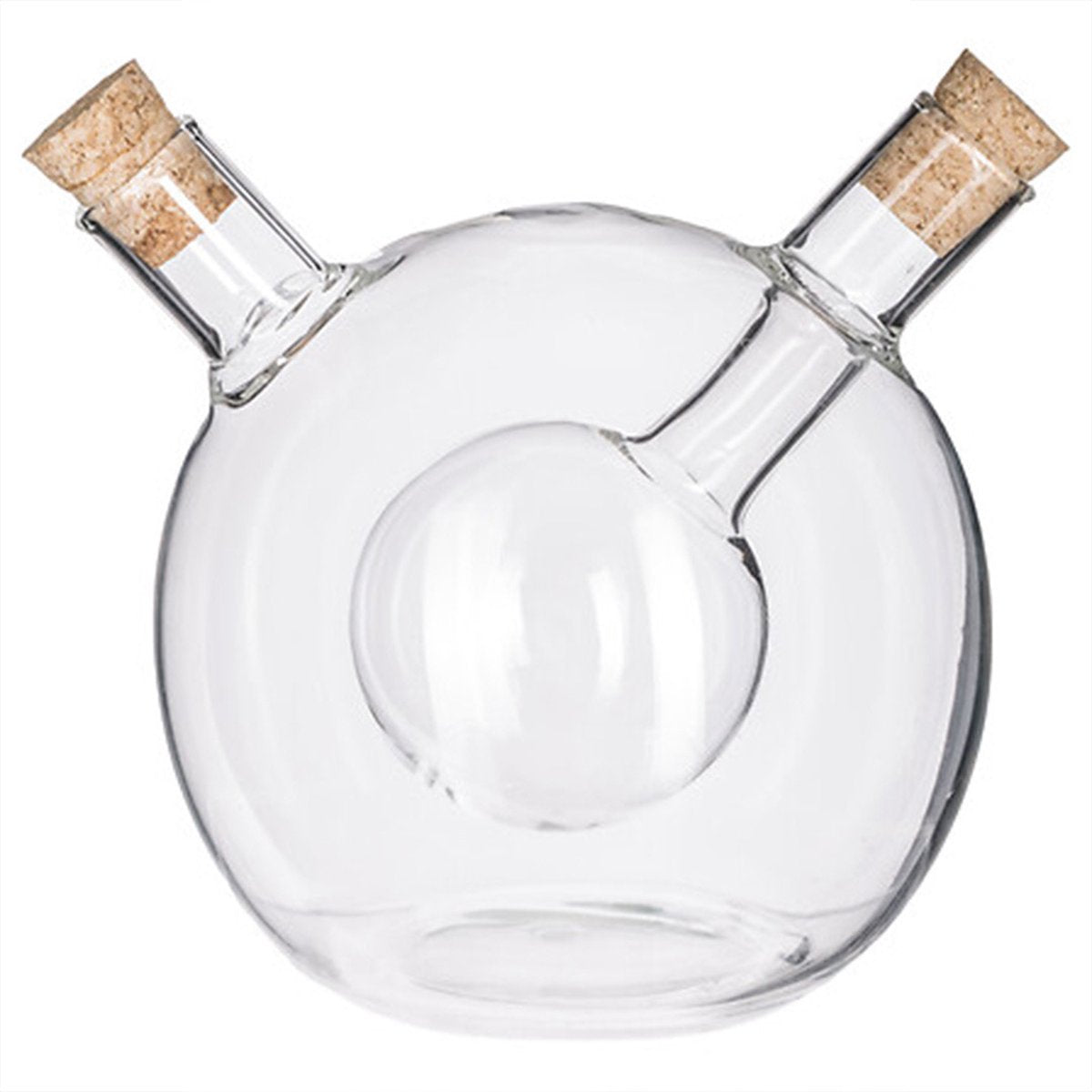 Secret de Gourmet olie- en azijnflessen van glas, bolvorm