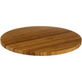 Secret de Gourmet Hapjes serveerschaal draaiplateau - Bamboe - D35 cm