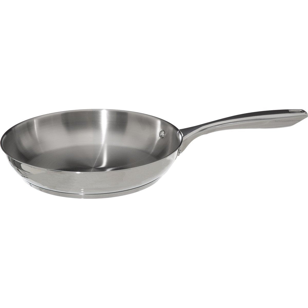 Secret de Gourmet koekenpan 26 cm, rvs, zilver, alle kookplaten