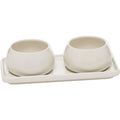 Secret de Gourmet aperitiefset Nora, 3-delig, wit