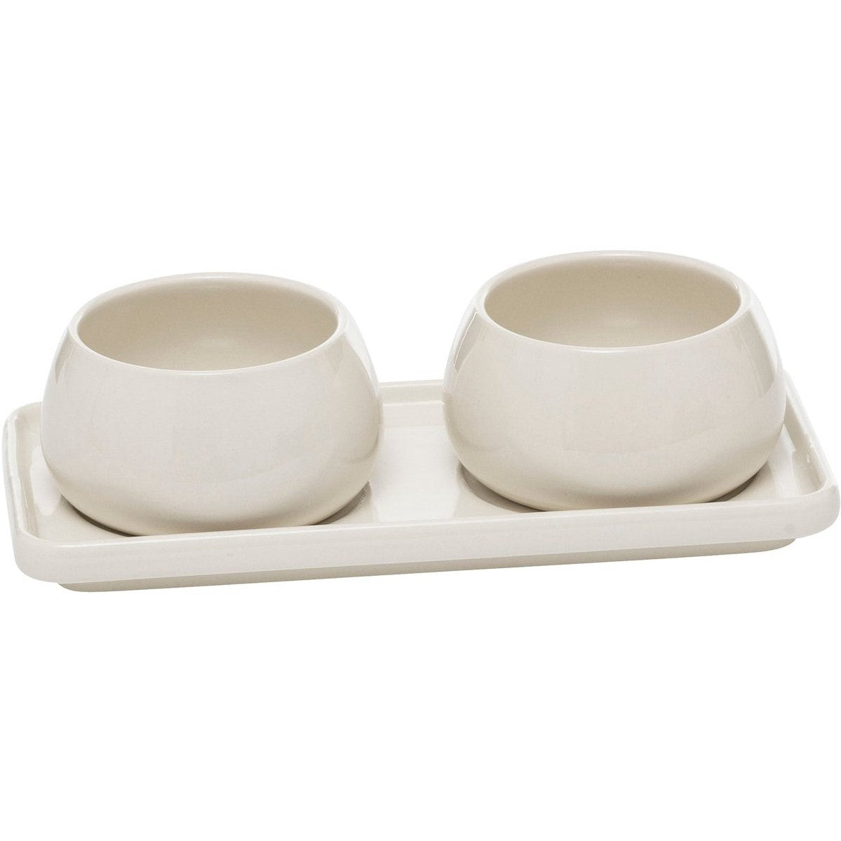 Secret de Gourmet aperitiefset Nora, 3-delig, wit