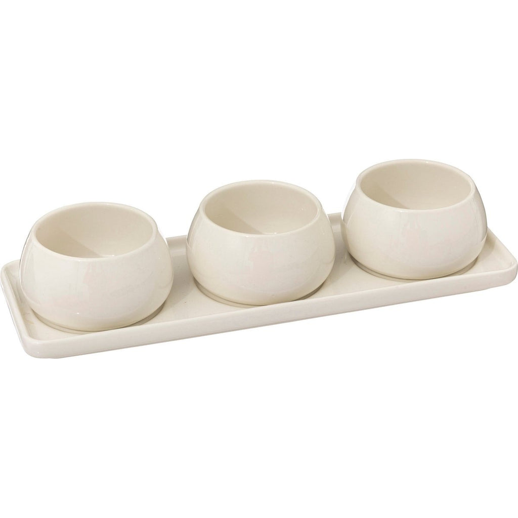 Secret de Gourmet aperitiefset Nora, 4-delig, wit