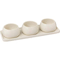 Secret de Gourmet aperitiefset Nora, 4-delig, wit