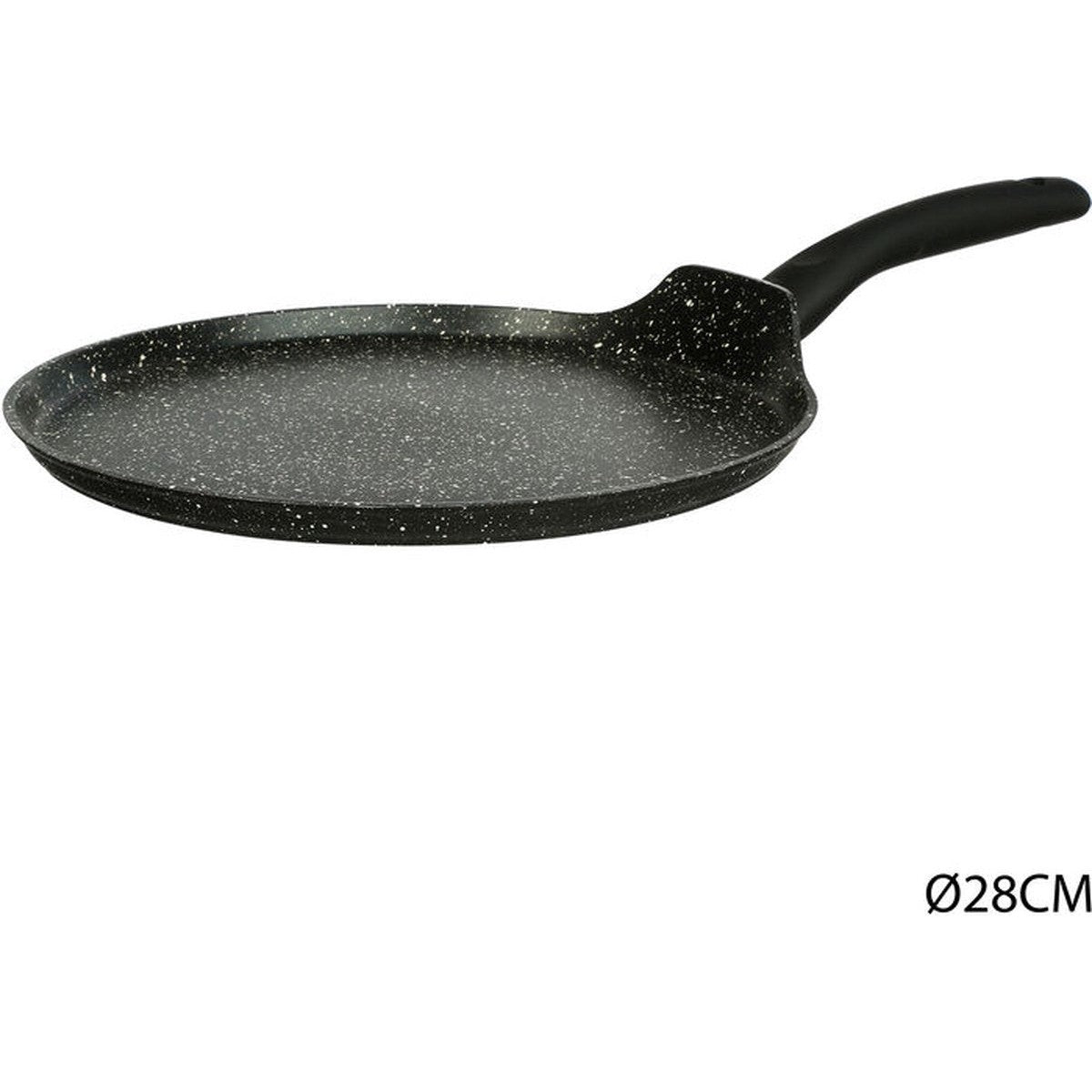 Secret de Gourmet pannenkoekenpan 28 cm, zwart, alle kookplaten