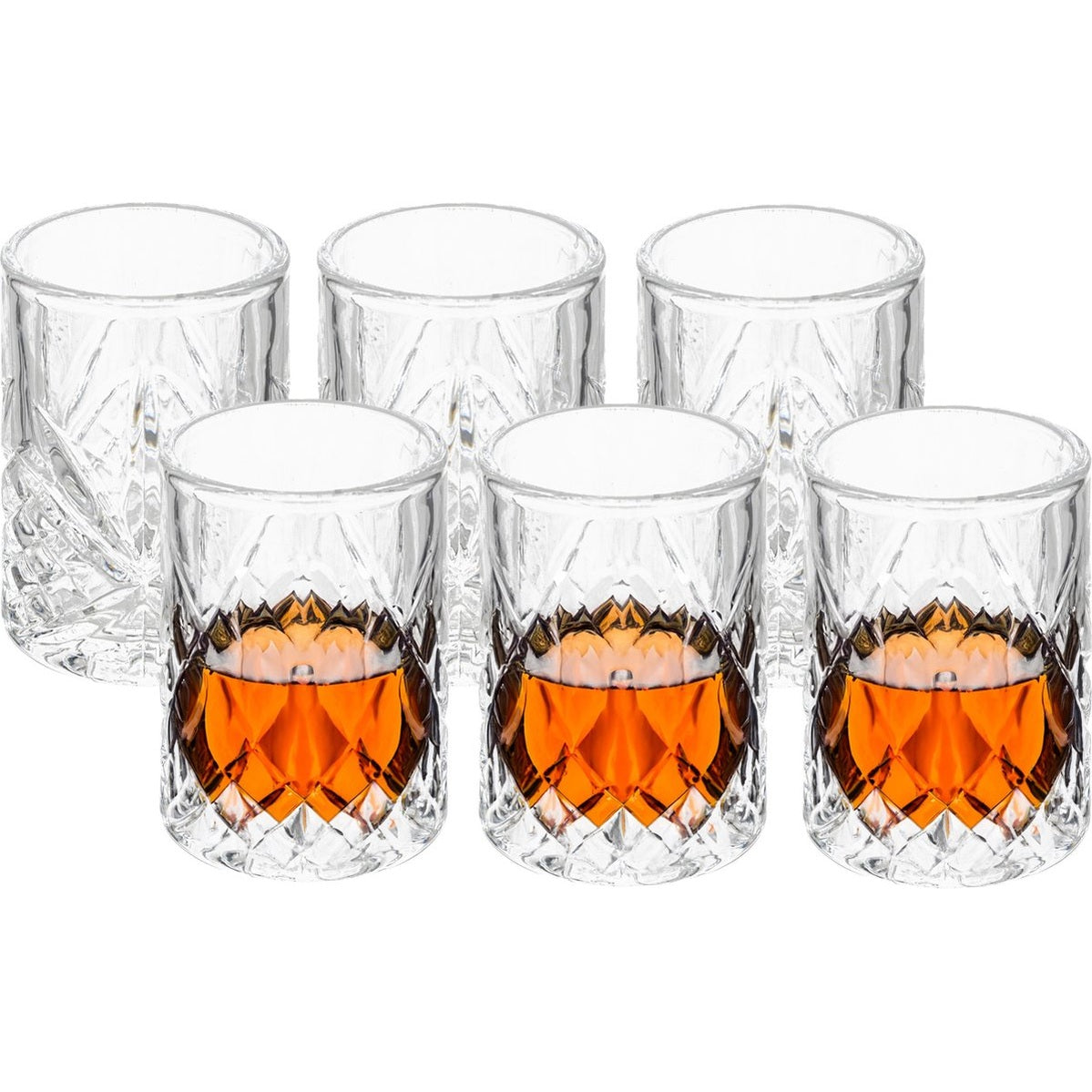 Secret de Gourmet shotglazen Marbella 60 ml, set van 6