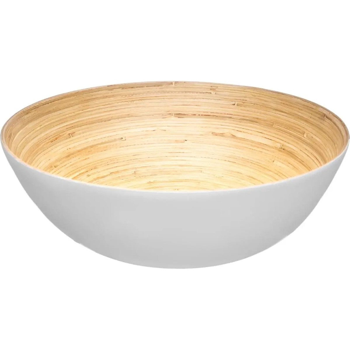 Secret de Gourmet slakom van bamboe, wit, Ø 30 x H 10 cm
