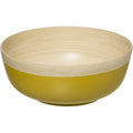Secret de Gourmet slakom van bamboe, geel, Ø 30 x H 12 cm