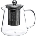 Secret de Gourmet theepot glas en rvs met filter, 800 ml