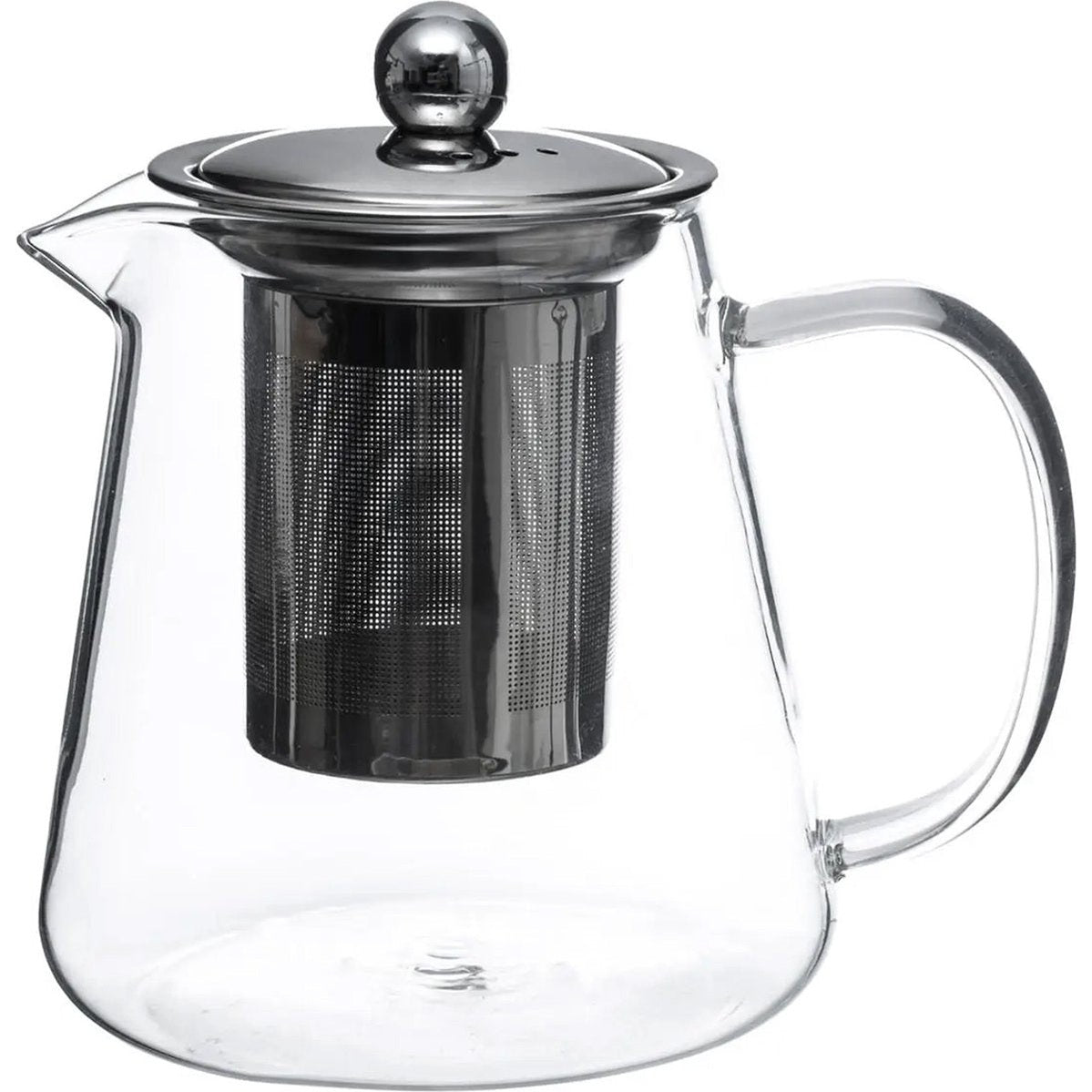 Secret de Gourmet theepot glas en rvs met filter, 800 ml