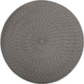 Secret de Gourmet ronde placemat grijs, Ø 38 cm
