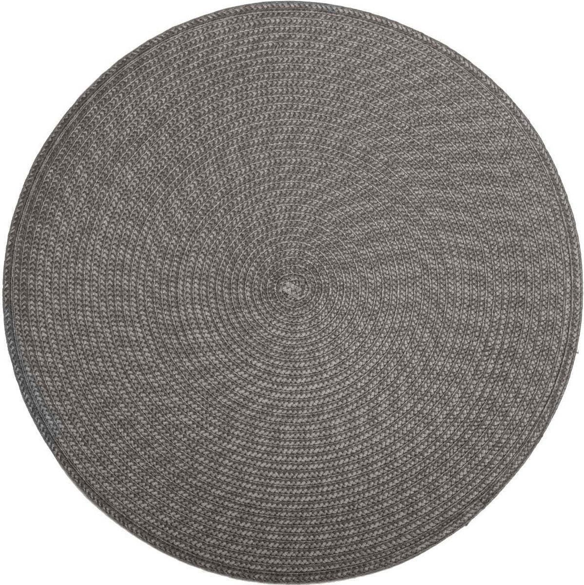 Secret de Gourmet ronde placemat grijs, Ø 38 cm