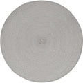 Secret de Gourmet ronde placemat lichtgrijs, Ø 38 cm