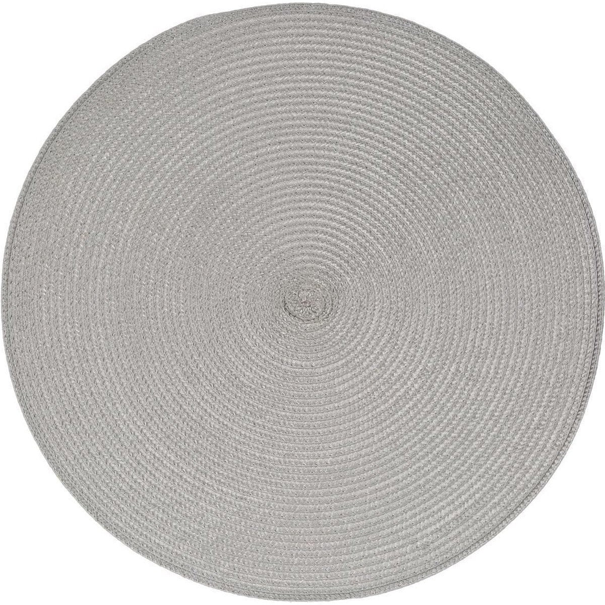 Secret de Gourmet ronde placemat lichtgrijs, Ø 38 cm