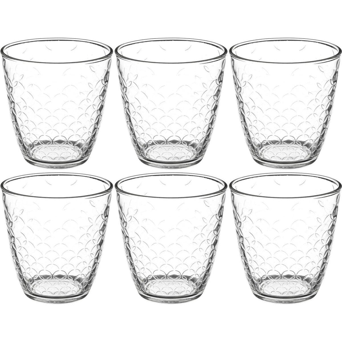 Secret de Gourmet waterglazen Rome, set van 6 (250 ml)