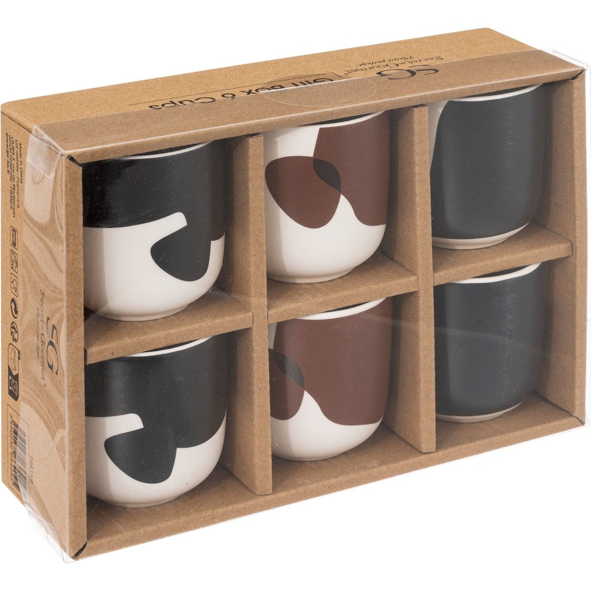 Secret de Gourmet Olme koffiekopjes, set van 6 (10 cl)