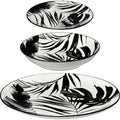 Secret de Gourmet servies Palm, 18-delig, zwart/wit