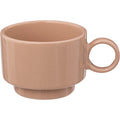Secret de Gourmet retro koffiekopjes nude, set van 4 (10 cl)