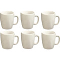 Secret de Gourmet Senseo mokken wit 160 ml, set van 6