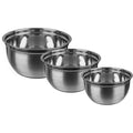 Beslagkommen van rvs met antislip, set van 3 (1, 2,5 en 4,5 L)