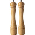 Peper- en zoutmolens hout beige, set van 2, 30 cm