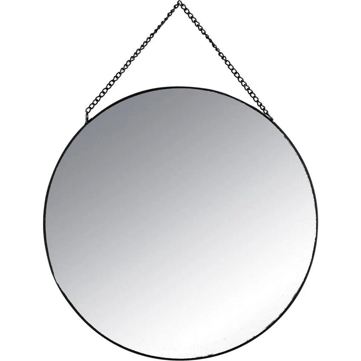 Atmosphera set van 3 ronde wandspiegels met metalen rand, 20, 25 en 30 cm (2)