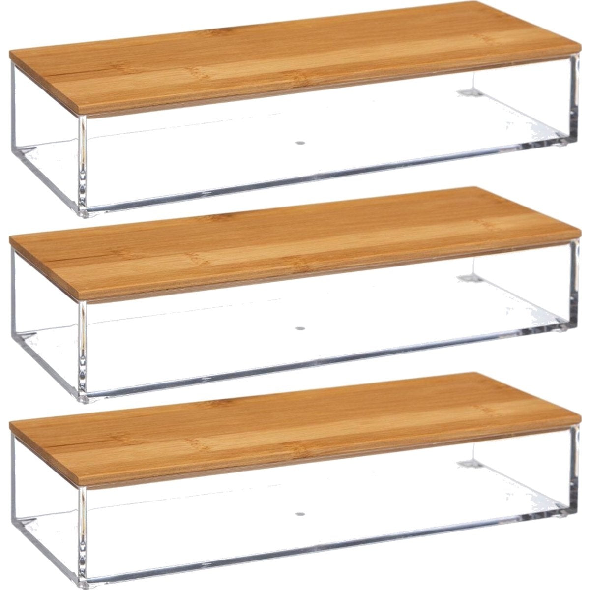 Organizers voor sieraden en make-up, set van 3, 25,5 x 5 cm