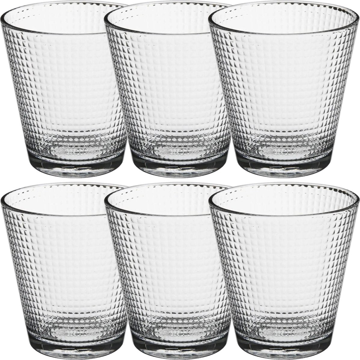 Waterglazen Benit, set van 6 (250 ml)
