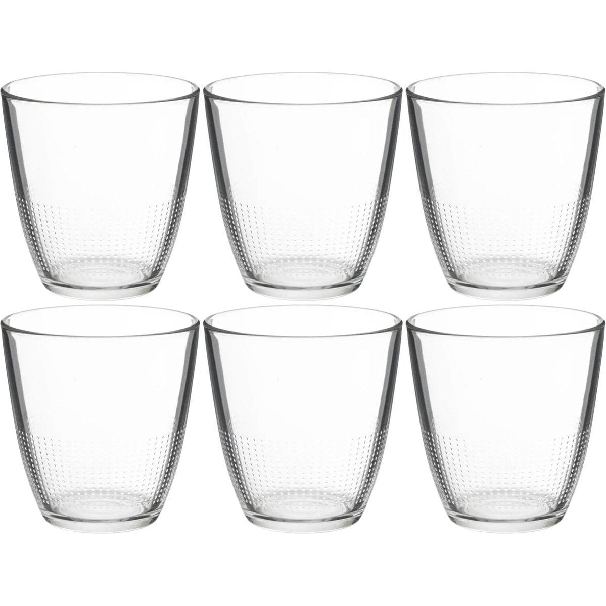 Waterglazen Claudi, set van 6 (250 ml)