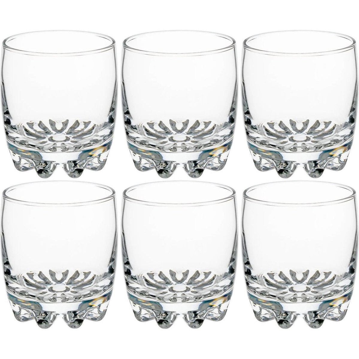 Waterglazen Tin, set van 6 (310 ml)
