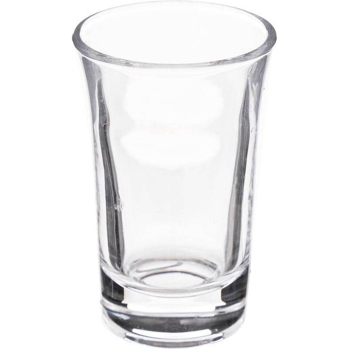 Shotplateau van hout en glas met 6 shotglaasjes (3)