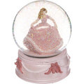 Muziekdoos sneeuwbol Prinses, roze, 14 x 14 x 10 cm