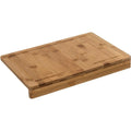 Snijplank met stoprand van bamboe, 35 x 24 cm
