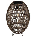 Solar tafellamp voor buiten, beige/bruin, 32 cm hoog