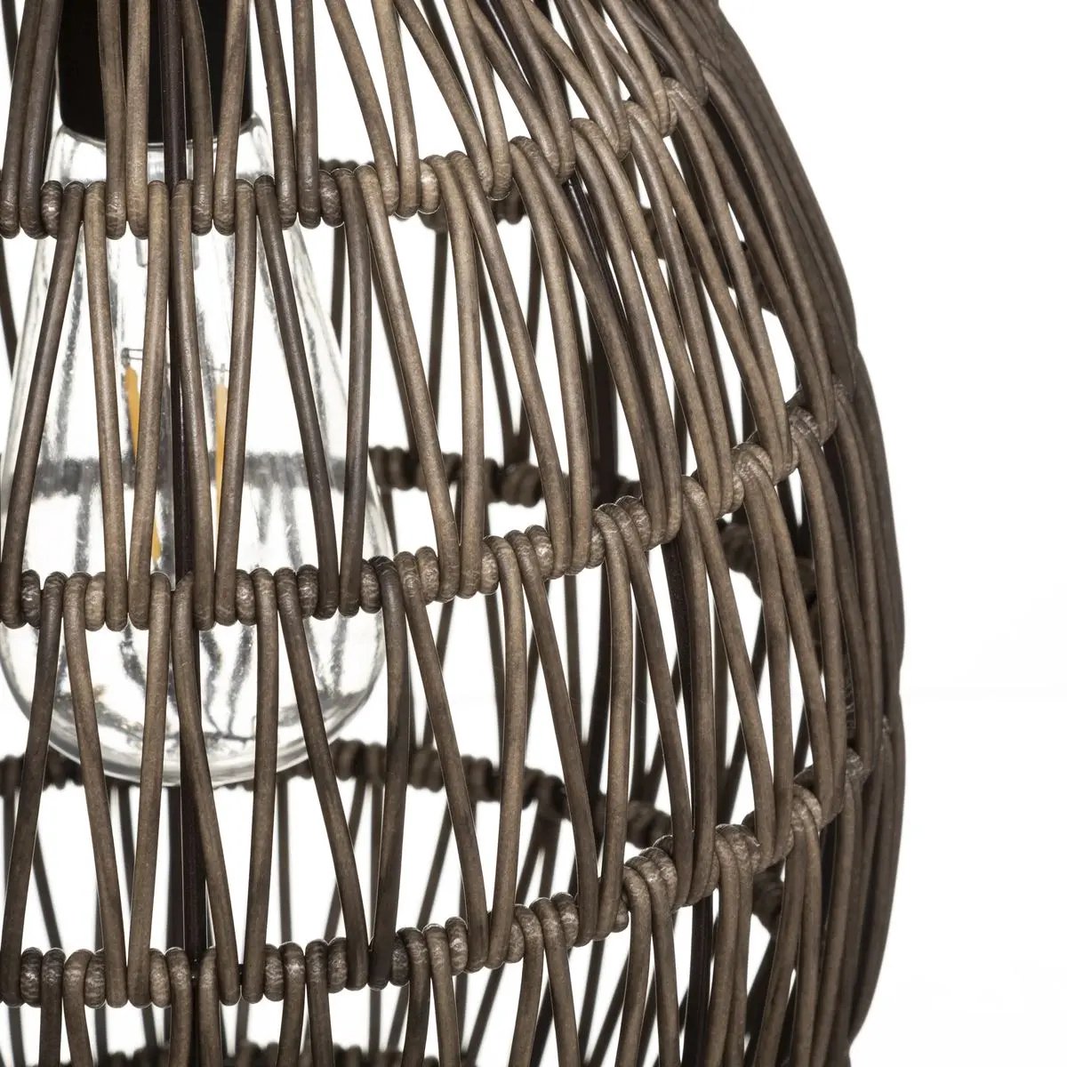 Solar tafellamp voor buiten, beige/bruin, 32 cm hoog (2)