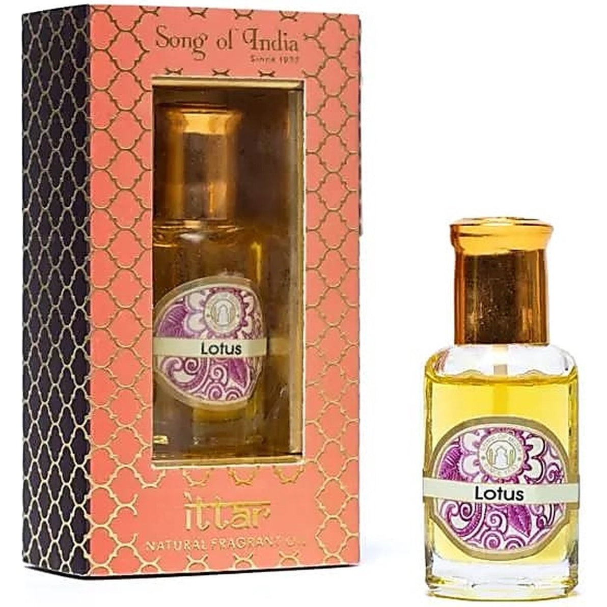 Song of India Lotus ayurveda geurolie roller, 10 ml