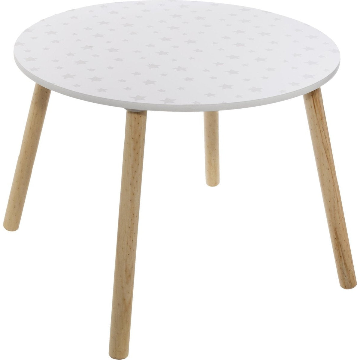 Speeltafel wit met print, 60 cm