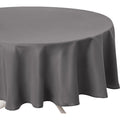 Atmosphera tafelkleed grijs, rond, Ø 180 cm, vlekbestendig