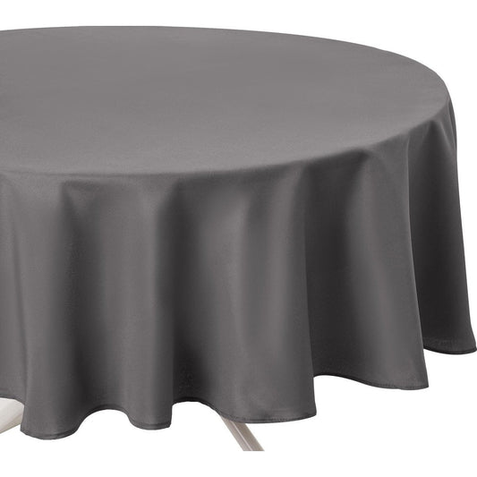 Tafelkleed Grijs anti vlek - Rond - Dia 180 cm - Anti vlekken